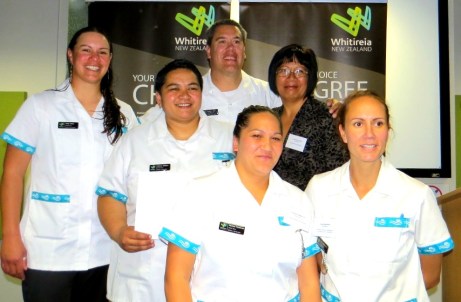 rs BNM - Kelly Waho, Desiree Hawkins, Anaru Rima, Diamond Henderson, Caroline Komene, Amy Matthews