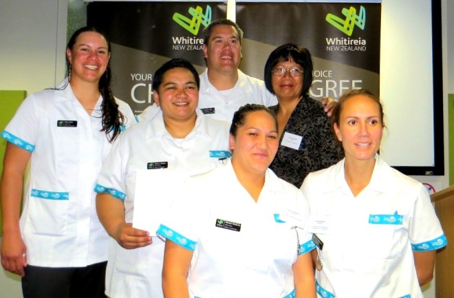 rs BNM - Kelly Waho, Desiree Hawkins, Anaru Rima, Diamond Henderson, Caroline Komene, Amy Matthews